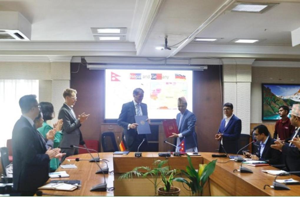 नेपाल सरकार र जर्मन सरकारबीच विभिन्न सम्झौतामा हस्ताक्षर
