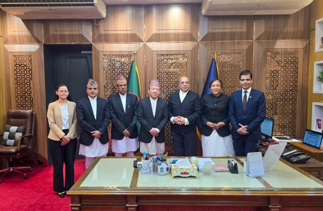 Nepal and Bangladesh Chief Justices Discuss Judicial Reforms and Collaboration