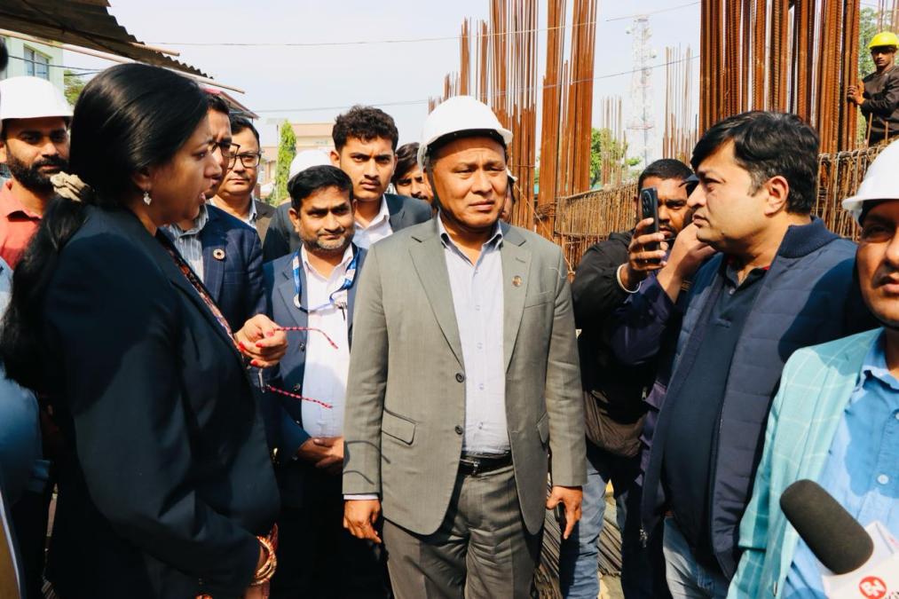 ७५९ शैयाको भवन निर्माण सुस्त गतिमा, तीन सिफ्टमा काम गर्न आदेश