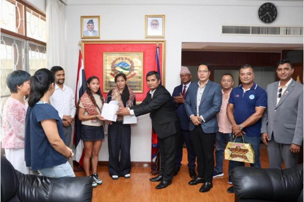 धावक सनमाया र रनमाया थाइल्याण्डमा सम्मानित