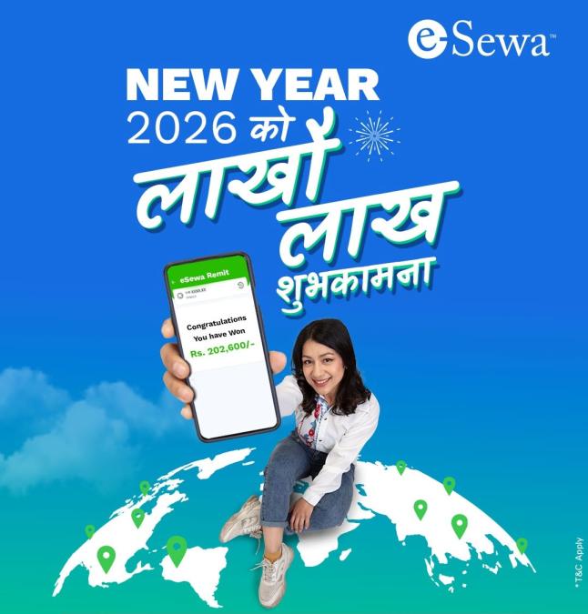 eSewa launches ‘Lakhaun Lakh Shubhakamana’ New Year 2026 campaign