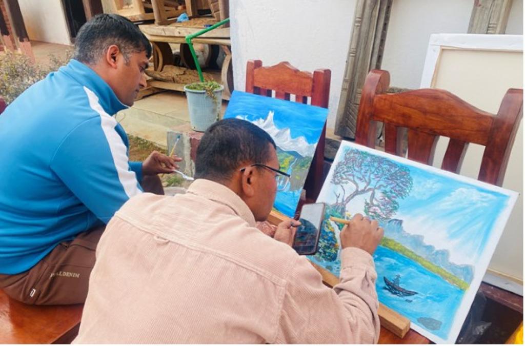 कलामय बन्यो कुश्माको शताब्दी घर