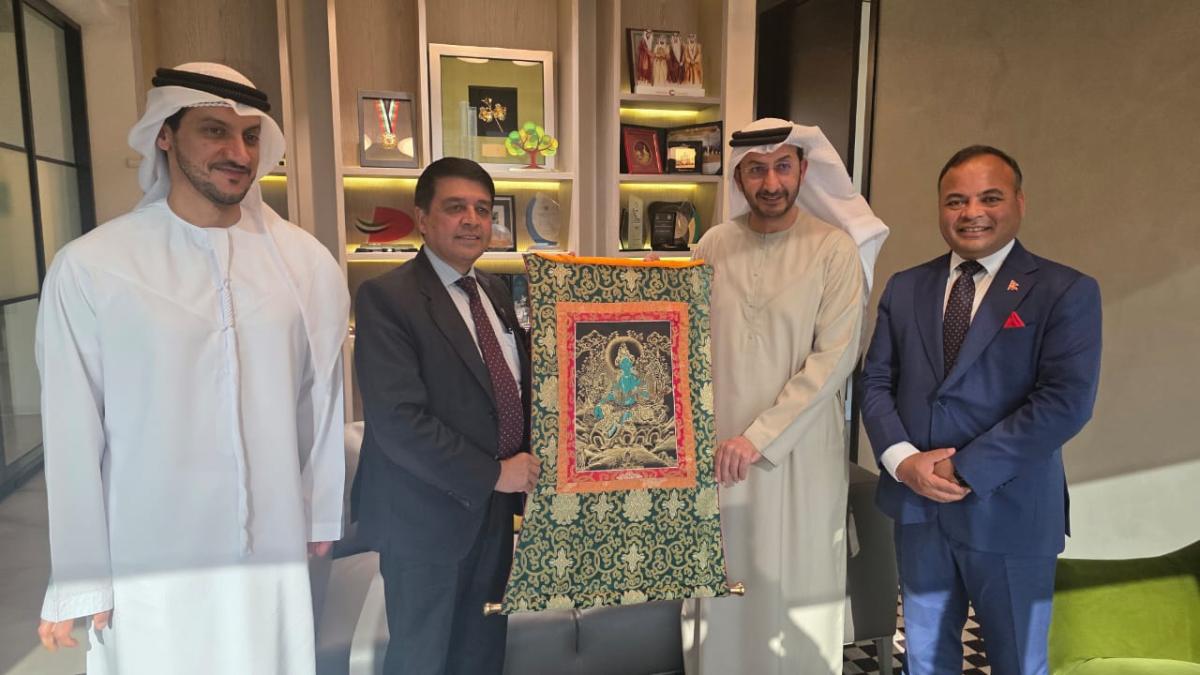 FNCCI President Dhakal Holds Talks with UAE Economy Under-Secretary