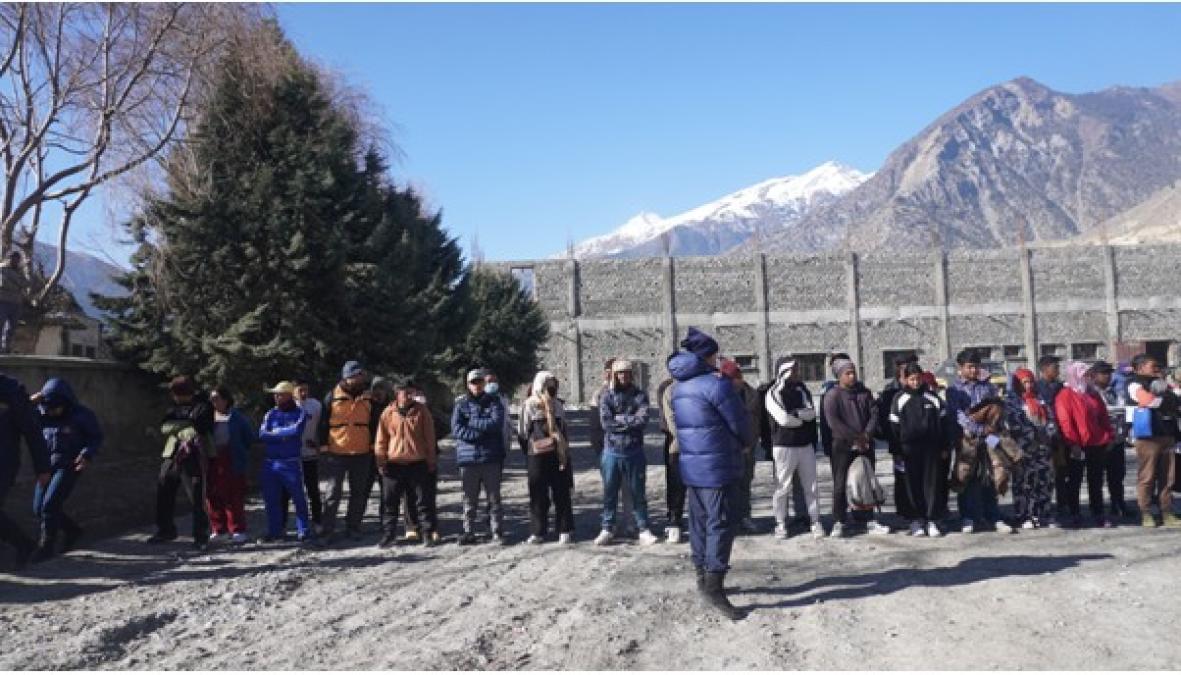 मुस्ताङमा असी प्रतिशत निर्वाचन प्रहरी जिल्ला बाहिरका