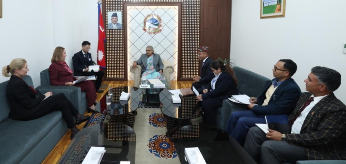 नेपाल–नर्वे द्विपक्षीय सम्बन्धबारे प्रधानमन्त्री कार्कीसँग छलफल