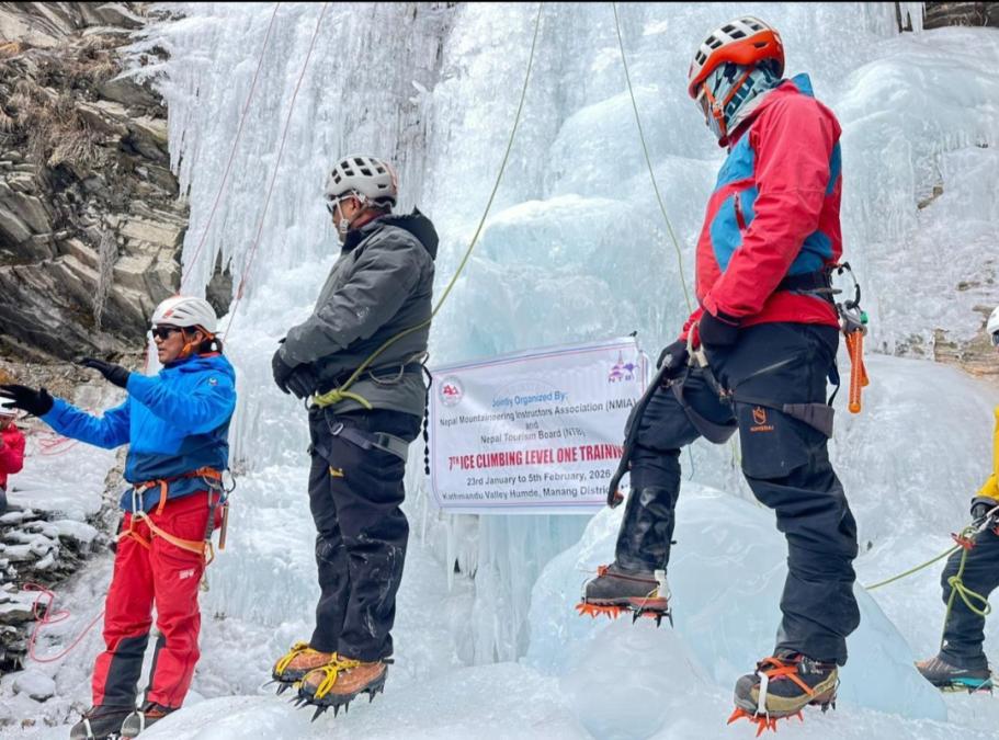 NTB Launch 7th Ice Climbing Level One Training in Manang