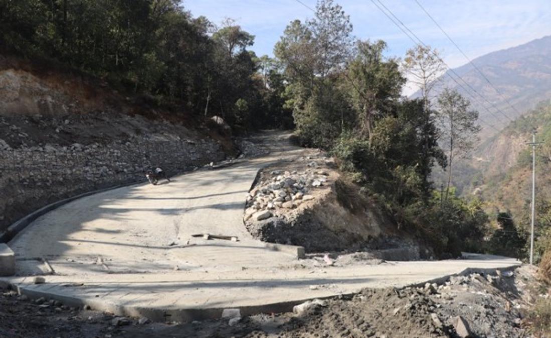 लक्ष्यभन्दा पाँच महिनाअघि गलेश्वर–पुलाश्रम–जगन्नाथ सडक सम्पन्न