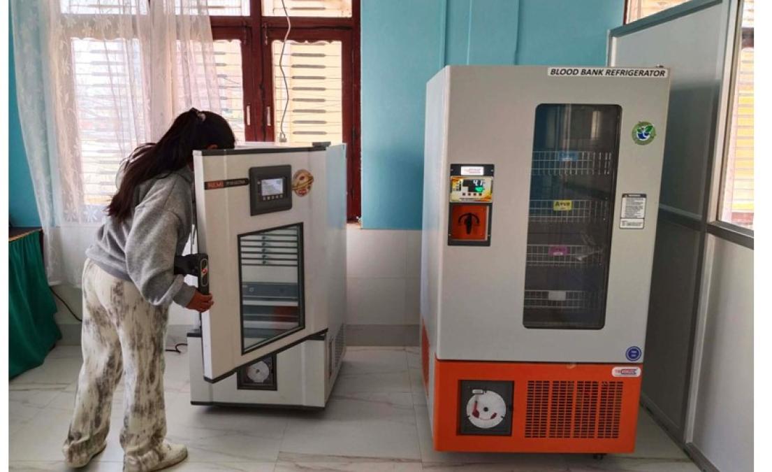 बागलुङमा ‘प्लेटलेट्स’ बनाउन थालियो : पोखरा र  काठमाडौँ पठाउनुपर्ने बाध्यता अन्त्य