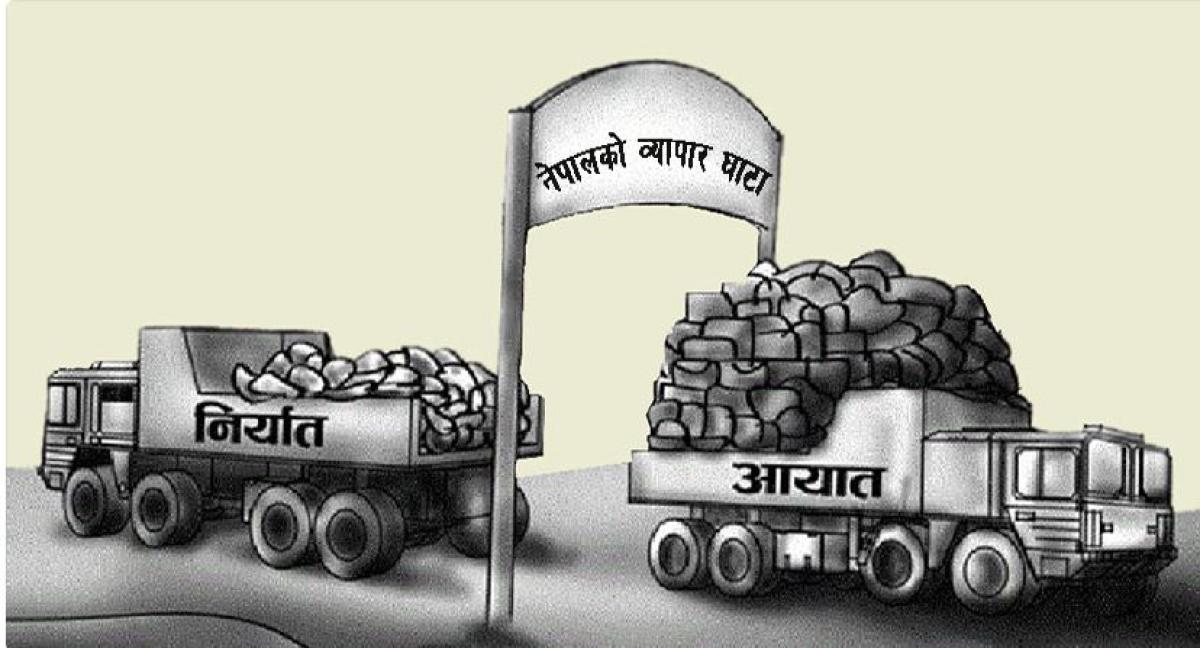 वैदेशिक व्यापारका सात महिनाः नौ खर्ब पचास अर्ब घाटा