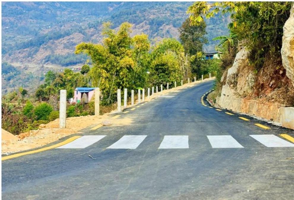 ट्रयाक खुलेको २६ वर्षपछि सडक कालोपत्र