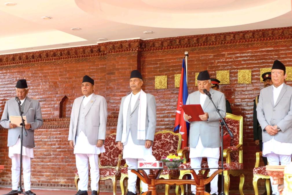 राष्ट्रपति पौडेलद्वारा प्रतिनिधिसभाका ज्येष्ठ सदस्य केसीलाई शपथ